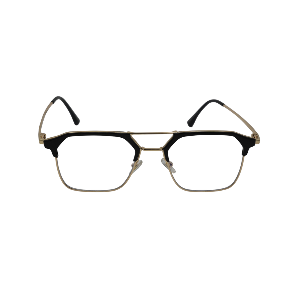 Mavi Ekran Koruma Gözlüğü – Browline Gold Black