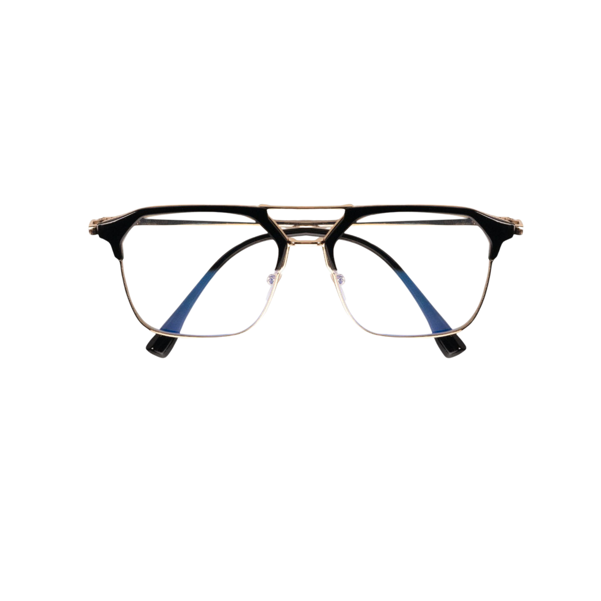 Mavi Ekran Koruma Gözlüğü – Browline Gold Black
