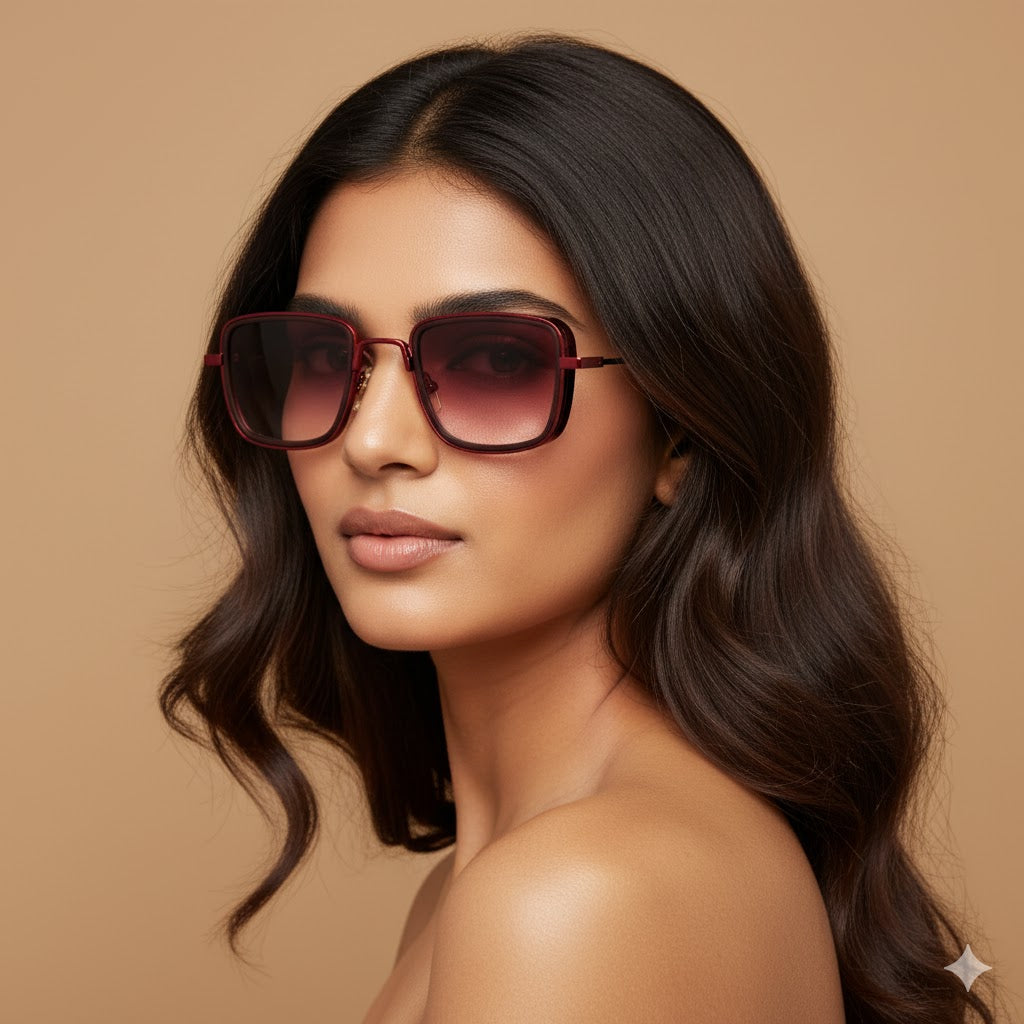 Chic Bordo Gözlük