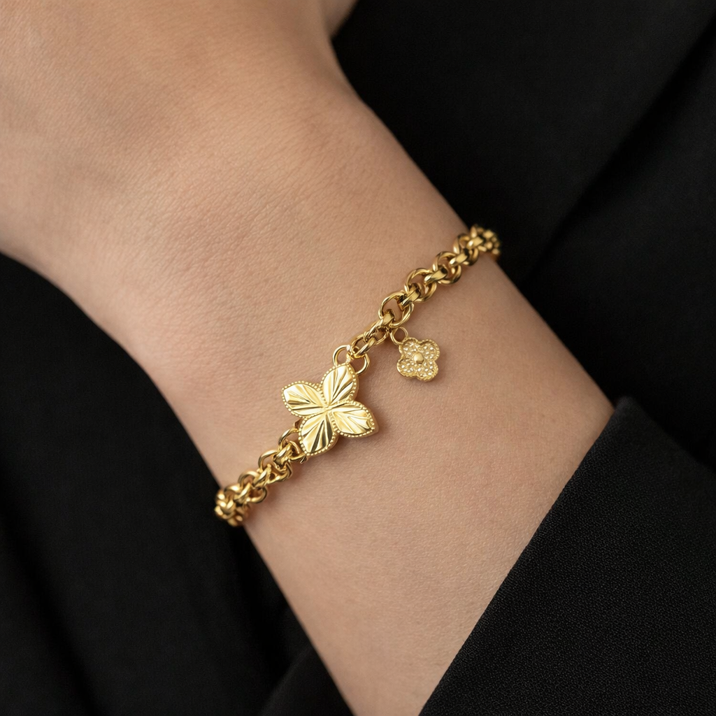 Fleur Gold Bileklik
