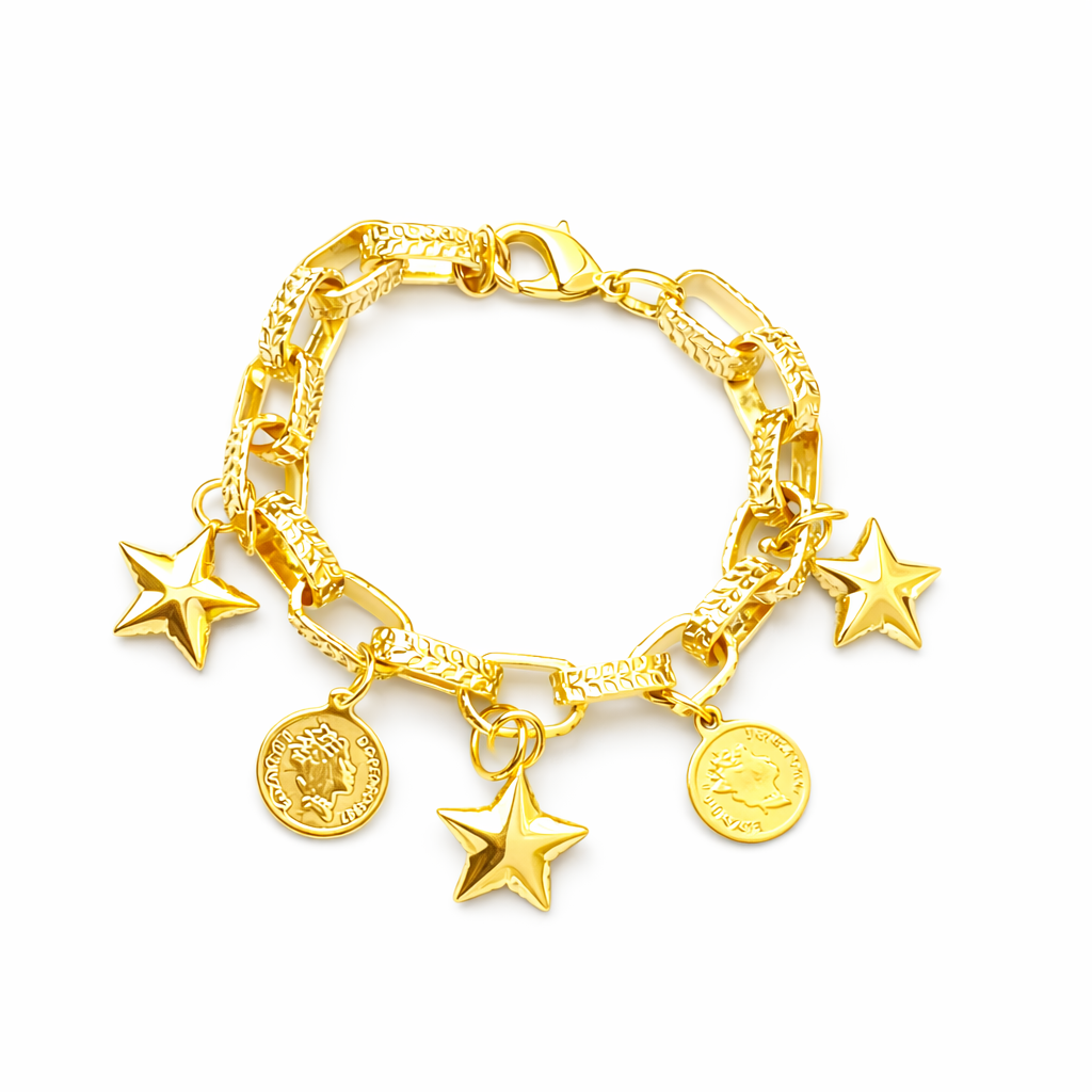 Stella Coin Charm Bileklik
