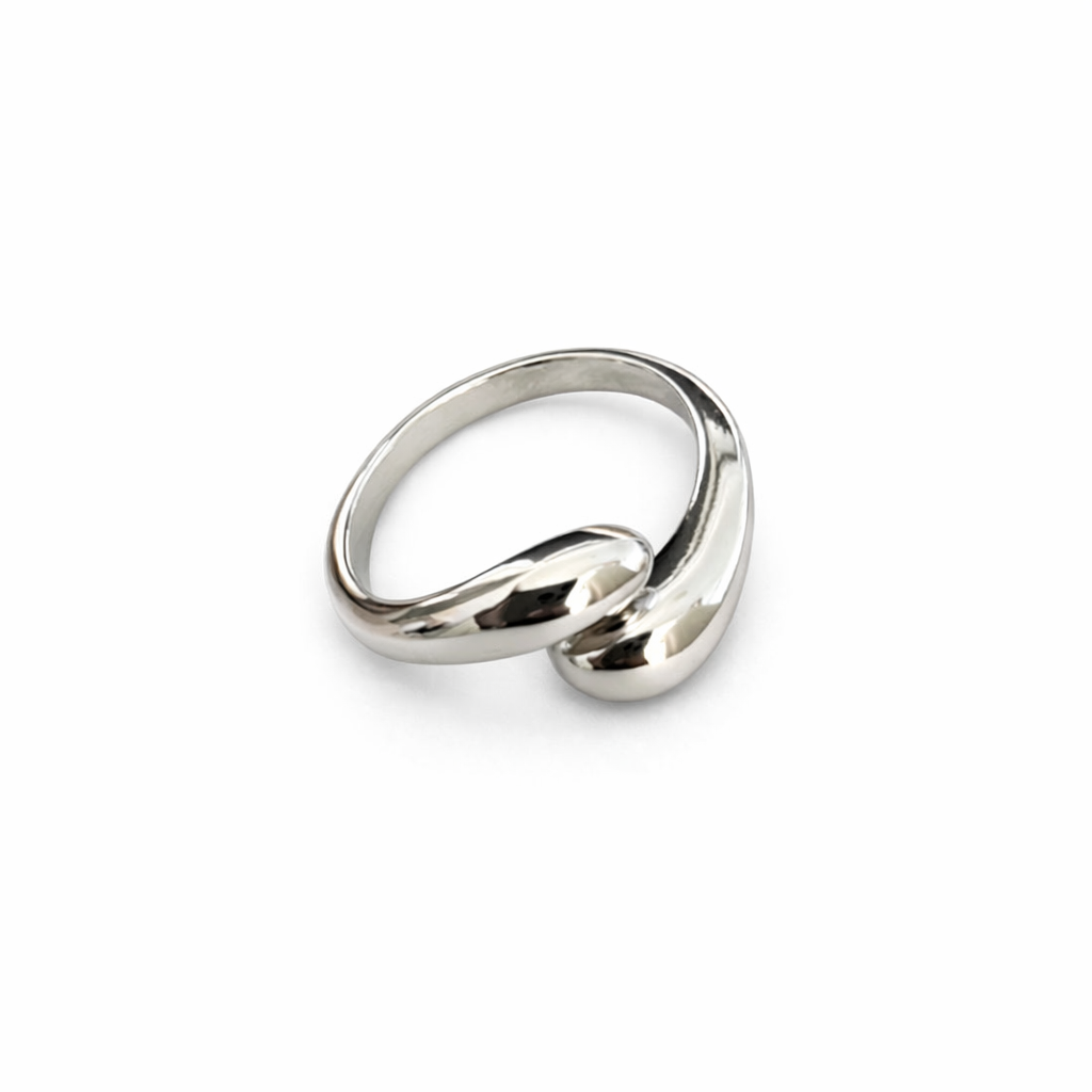 Minimal Kıvrımlı Ayarlanabilir Yüzük