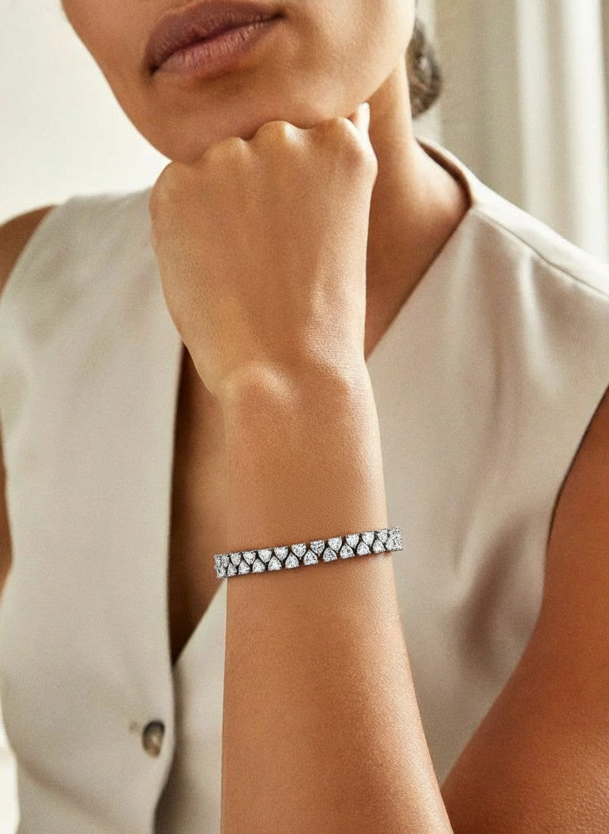 Crystal Line Bracelet