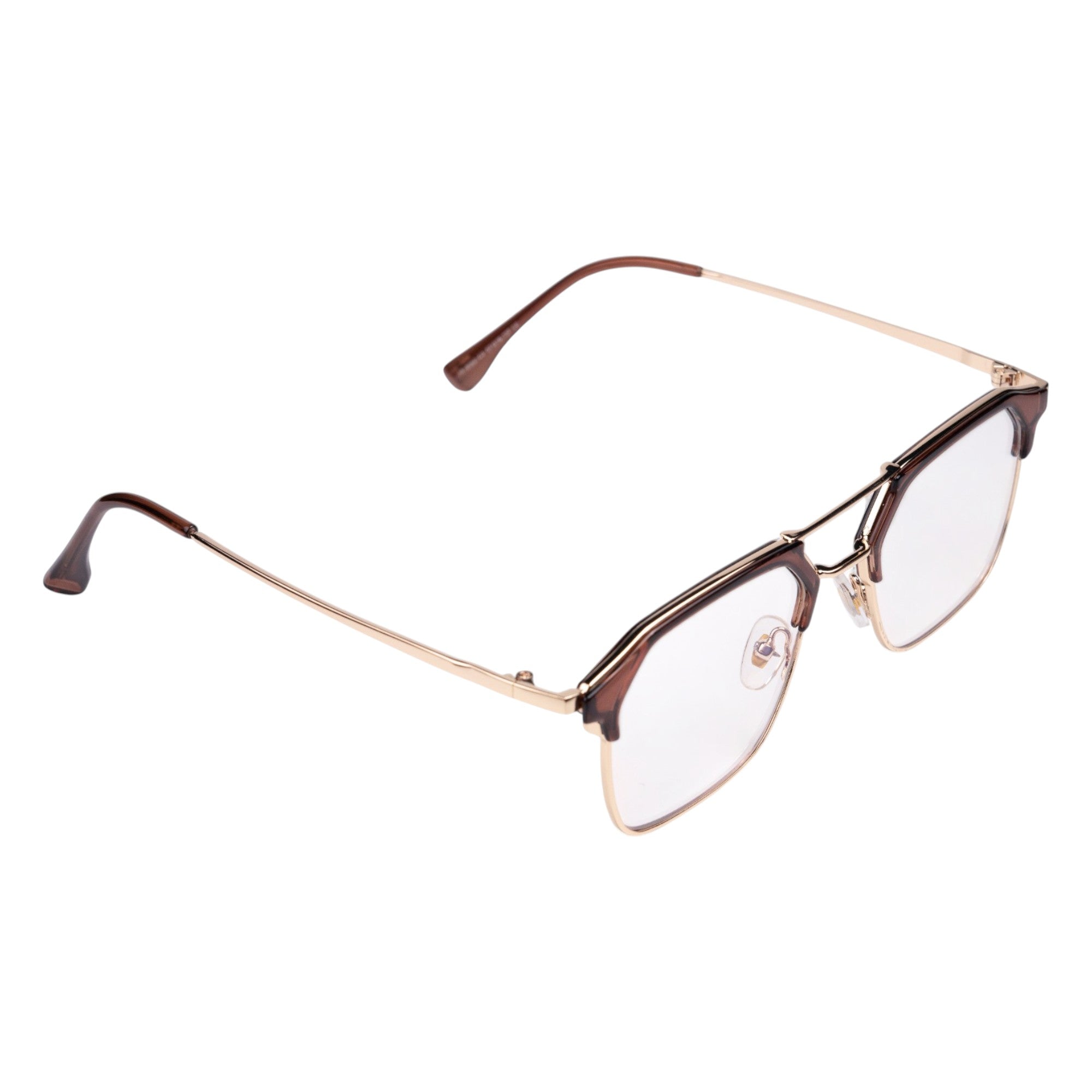 Mavi Ekran Koruma Gözlüğü – Browline Kahve Gold