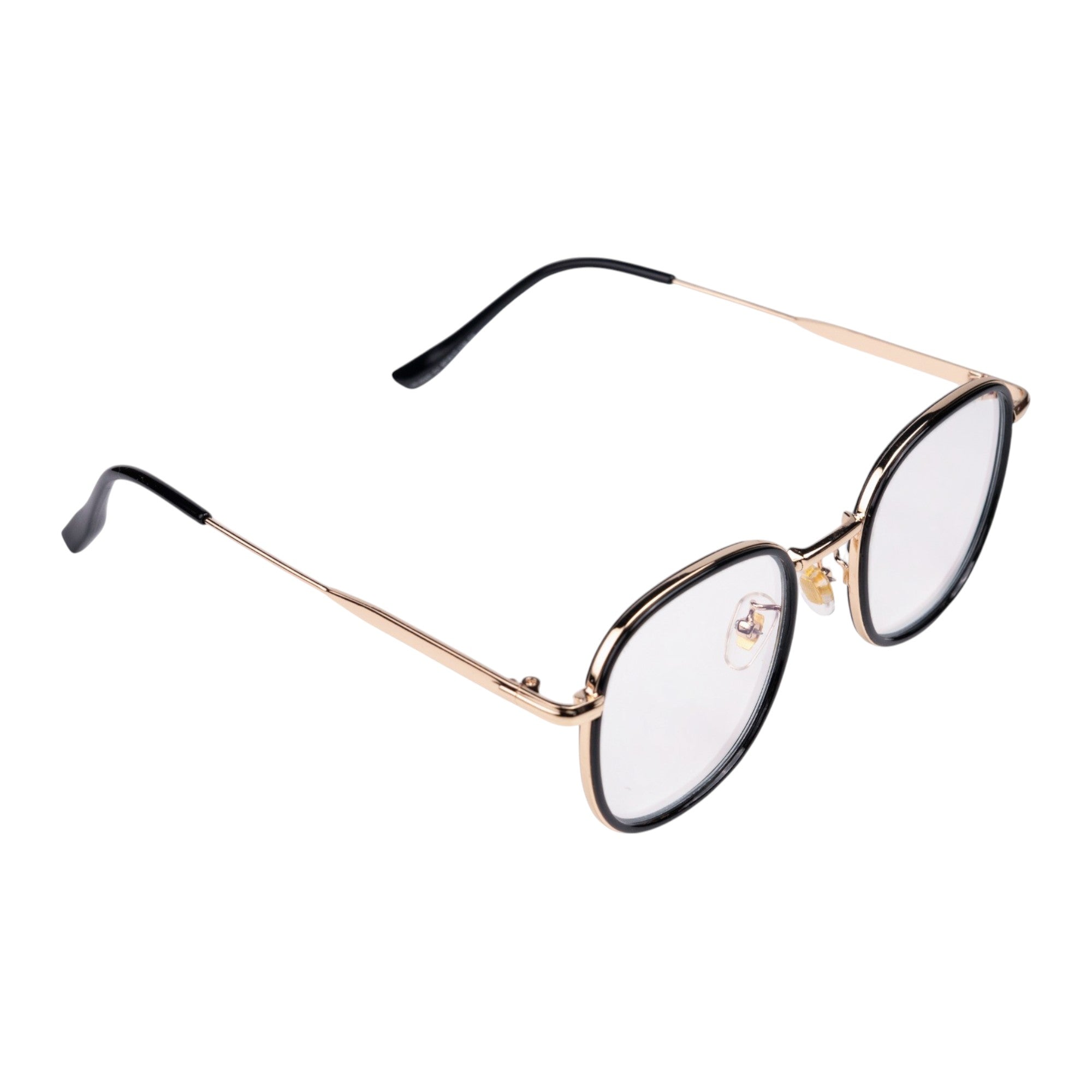 Mavi Ekran Koruma Gözlüğü – Metal Frame Gold Black