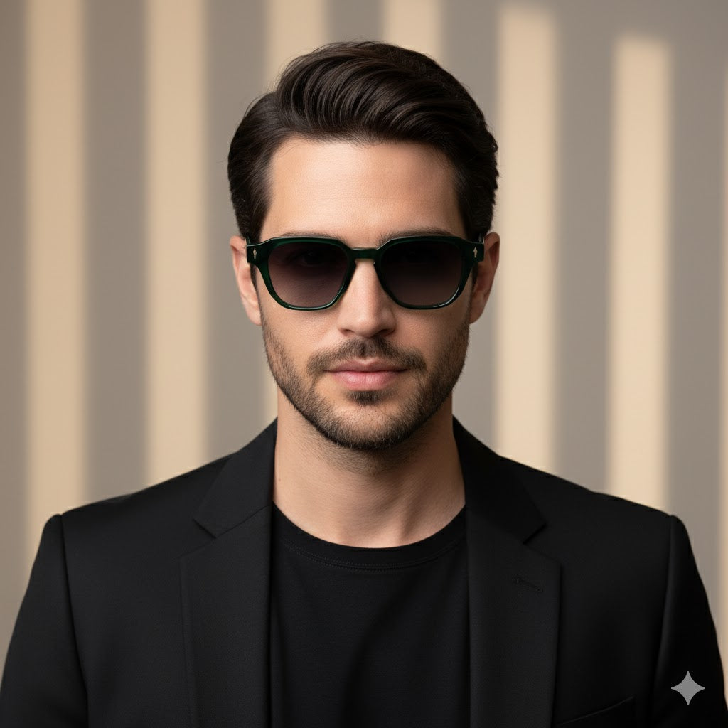 Arelion Koyu Yeşil Gözlük